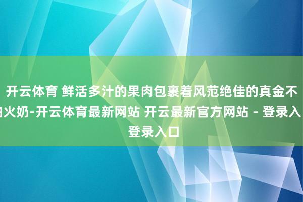 开云体育 鲜活多汁的果肉包裹着风范绝佳的真金不怕火奶-开云体育最新网站 开云最新官方网站 - 登录入口