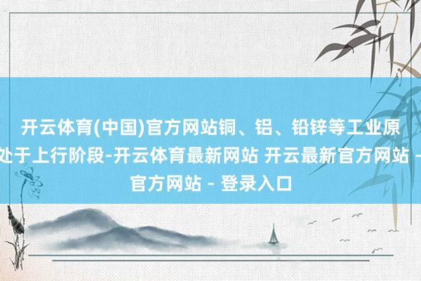 开云体育(中国)官方网站　　铜、铝、铅锌等工业原材料亦均处于上行阶段-开云体育最新网站 开云最新官方网站 - 登录入口